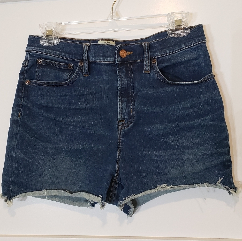 J. Crew Dark Blue Jean Shorts